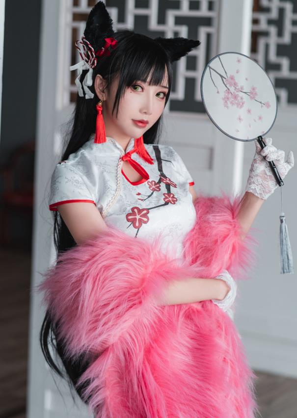 294-面饼仙儿-爱宕旗袍 Cosplay[25P-14M]