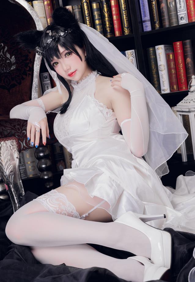 300-雪晴Astra-爱宕花嫁Cosplay[18P]